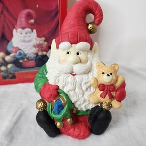 Christmas on Mainstreet Santa As  Elf music box " Here Comes Santa‎ Clause"